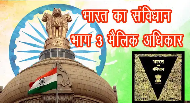 भारतीय संविधान के भाग 3 - मौलिक अधिकार | अनुच्छेद 12 से 35 की संपूर्ण विवरण