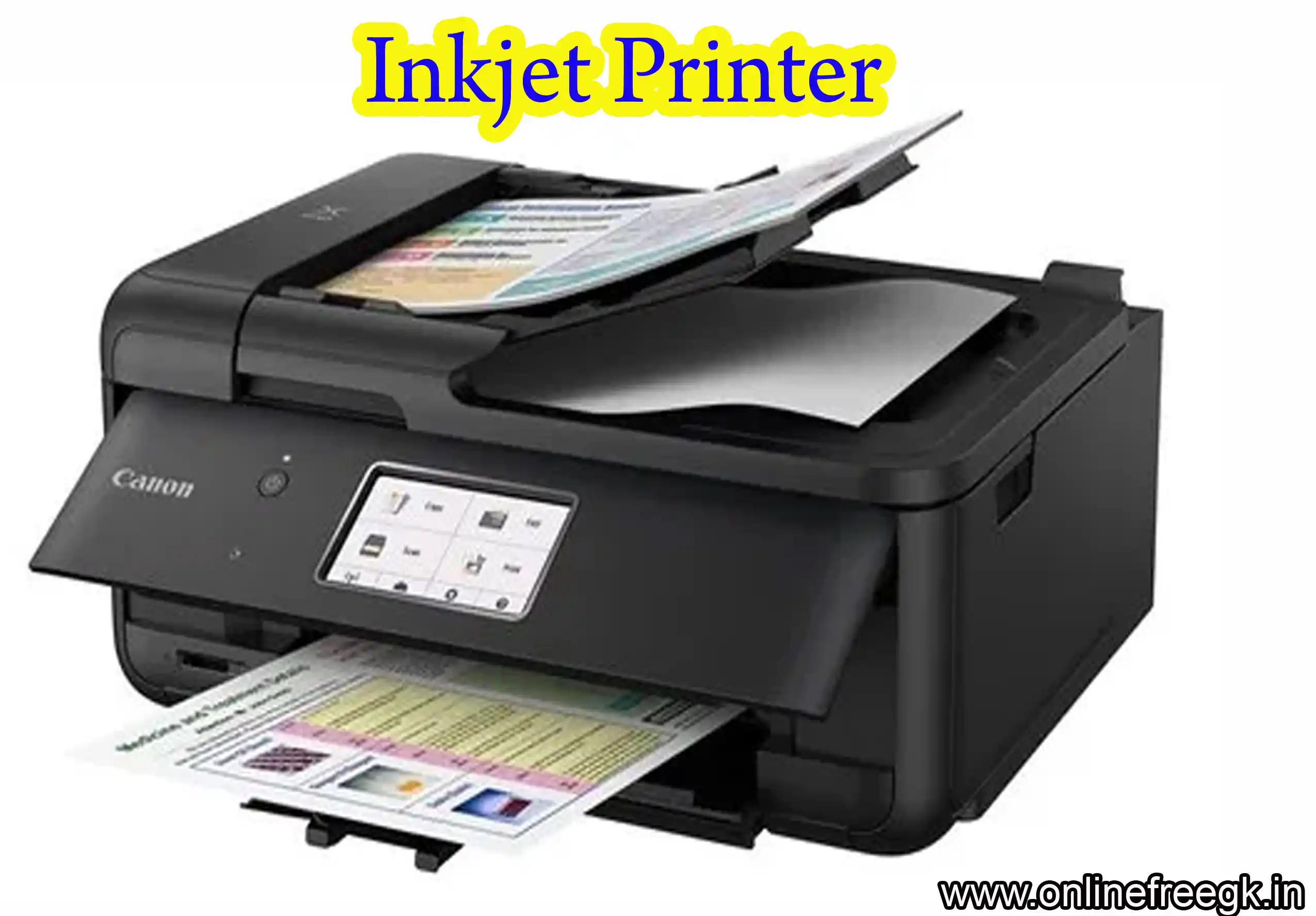 इंकजेट प्रिंटर (Inkjet Printer)