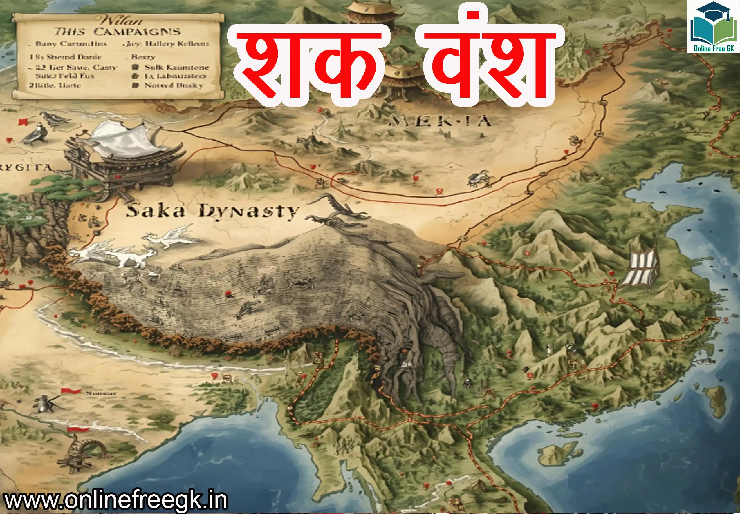 शक वंश का इतिहास – शासक, शासन, कला, संस्कृति और पतन | भारतीय इतिहास